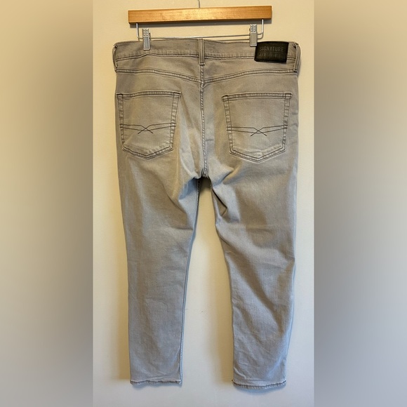 Levi’s Signature Slim Fit Mens Denim Jeans Size 36X30 In Living Color Smoke EUC - Picture 7 of 13